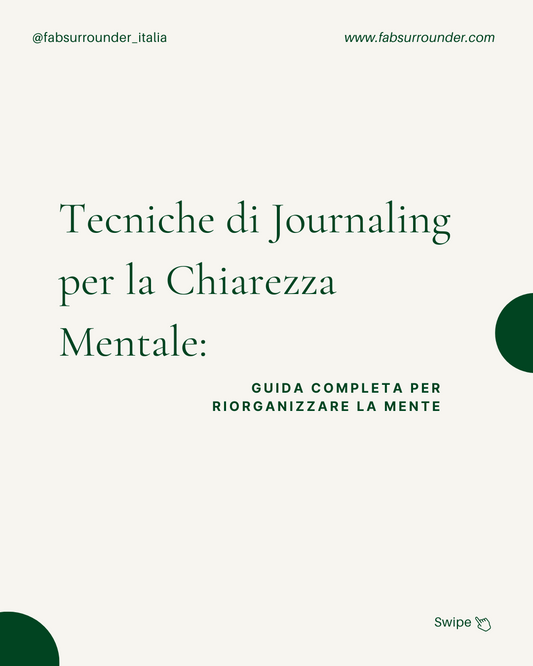 Tecniche di Journaling per la Chiarezza Mentale: Guida Completa per Riorganizzare la Mente