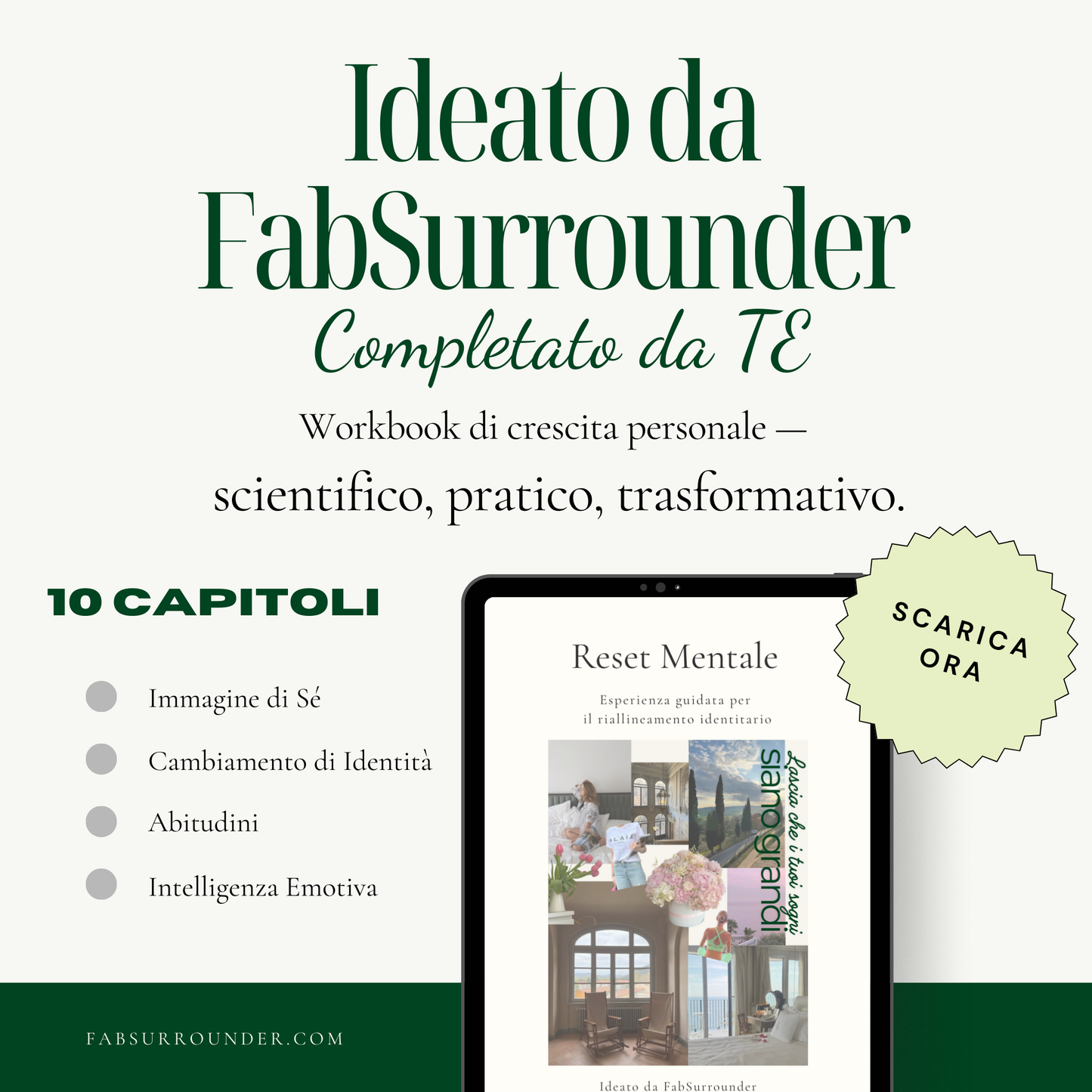 Reset Mentale - Workbook di crescita personale