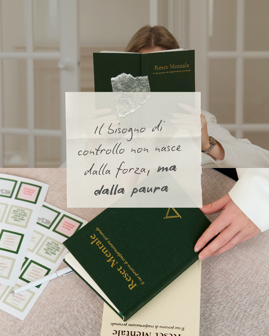 Il bisogno di controllo non nasce dalla forza, ma dalla paura