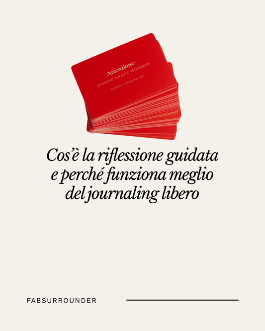 Cos’è la riflessione guidata e perché funziona meglio del journaling libero
