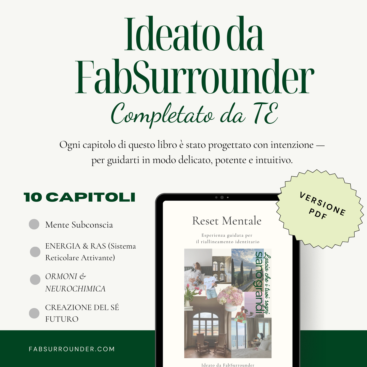 Reset Mentale - Workbook di crescita personale