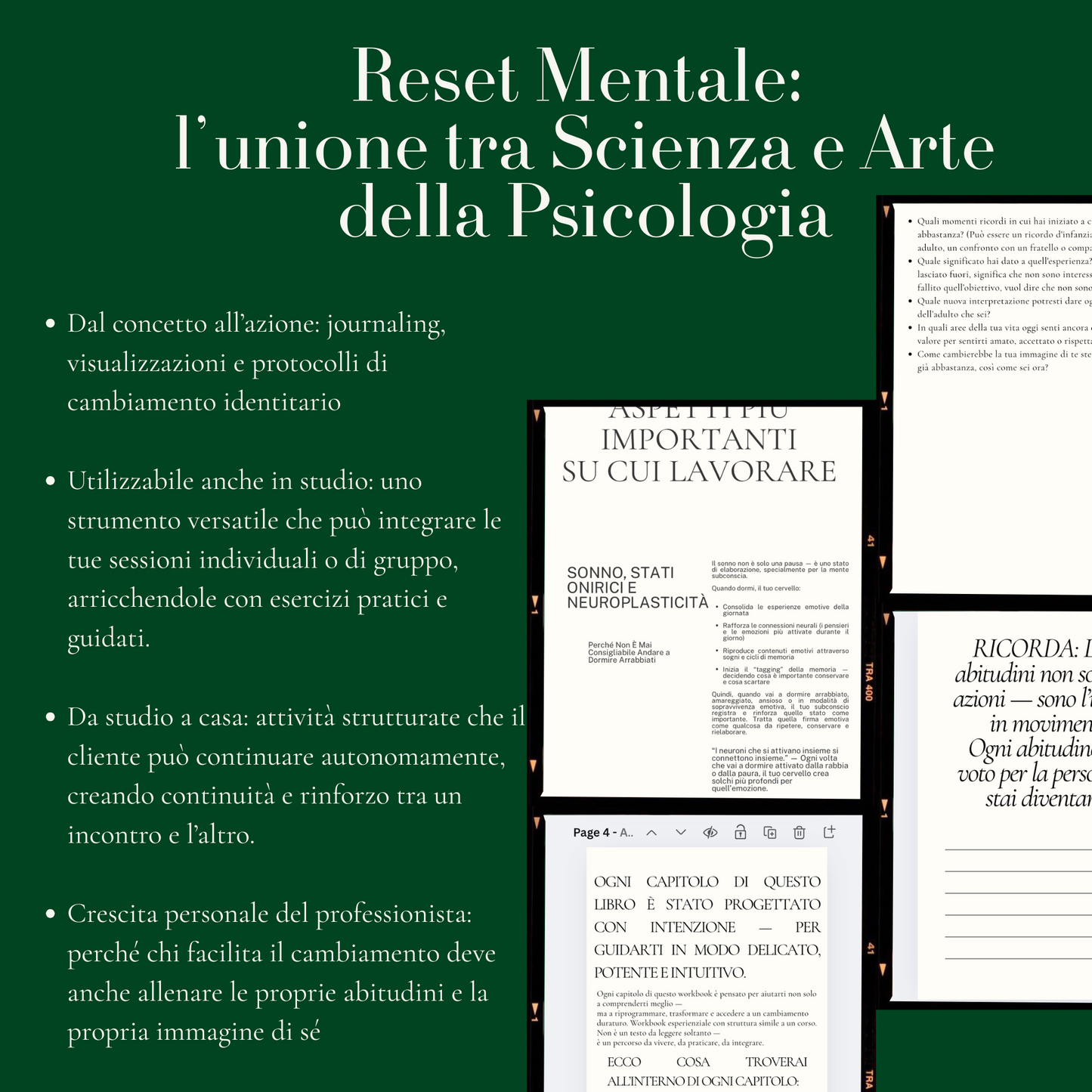 Reset Mentale - Workbook di crescita personale